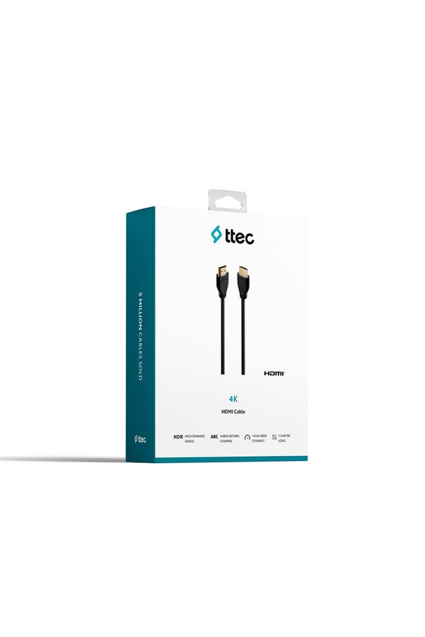 Ttec 2Dk38S 4K Hdmı Kablo 1.5Mt Siyah