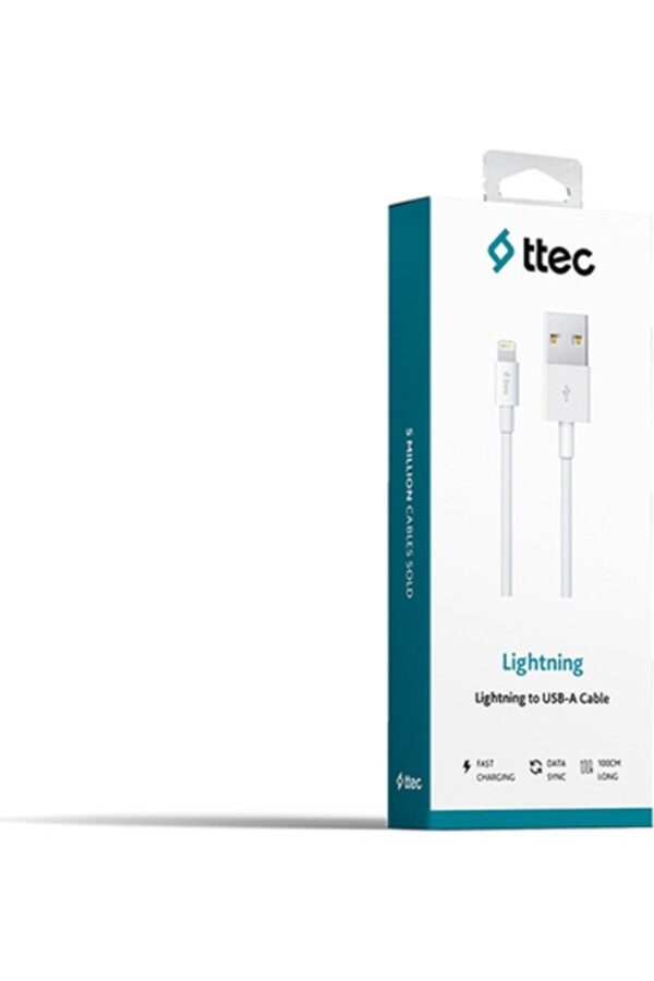 Ttc Lightning (8 Pin) Apple Uyumlu 100Cm Data Ve Şarj Kablosu – İnce Uç, Hızlı Ve Güvenli Veri Transferi