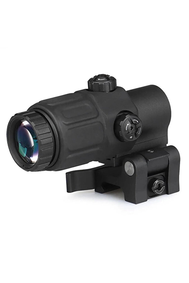 Evimdeyokyok Magnifier 5X Yakınlaştırmalı Dürbün 22Mm Ray Uyumlu, Katlanır Yaylı Ayaklı