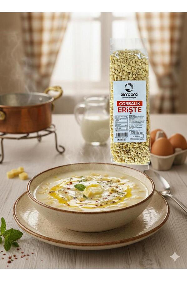 Esma Ana Sütlü Yumurtalı Çorbalık Erişte 500 Gr
