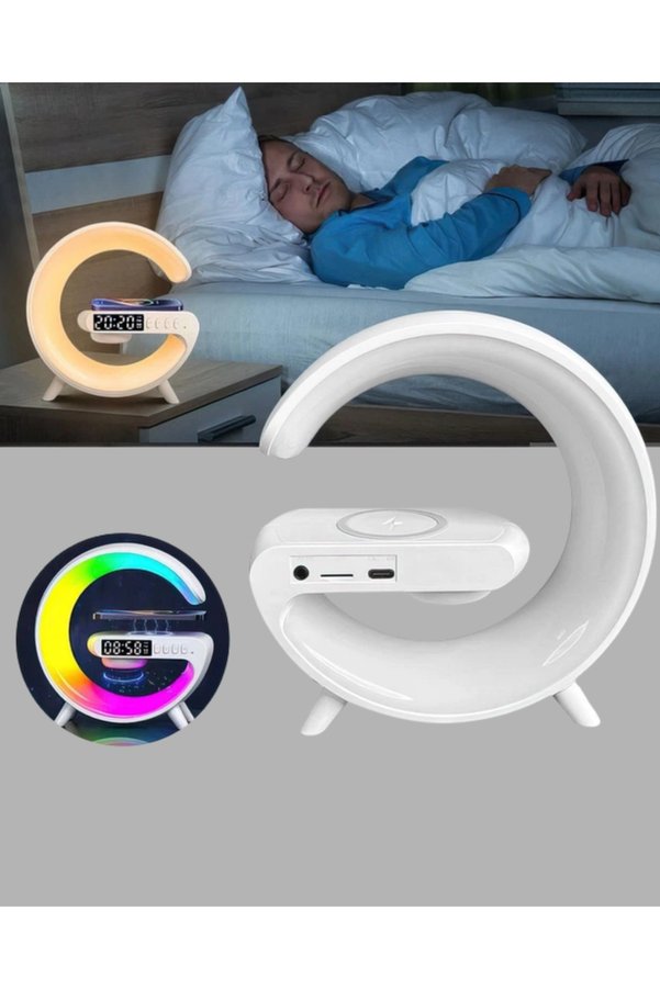 Ethab Giyim Kablosuz Şarjlı Atmosfer Lambası Bluetooth Hoparlör Ve Akıllı Alarm Özellikli - Glst8130-288