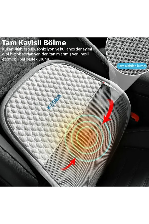 Ethab Giyim Ally Airmesh Pro Ergonomik Destek Minderi – Araba Ve Ofis İçin Sırt Destek - Glst1401-297