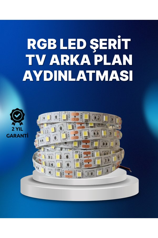 Home Rf Kumandalı Renk Değiştiren Tv Led Şerit 2Mt