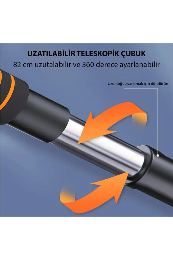 Ethab Giyim Ally St-3911 Uzatılabilir Araç Camı İçin Kar Fırçası Ve Buz Kazıyıcı-(577 - Glst3563-120
