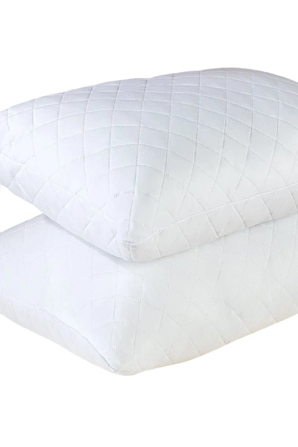 Evony 3 Adet Hava Geçirgen Fermuarlı Kapitone Yastık Koruyucu Kılıf 50X70 Cm