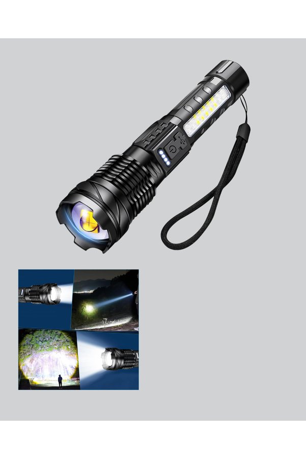 Ucuztekno Outdoor Ve Acil Durum İçin Güçlü Led El Feneri