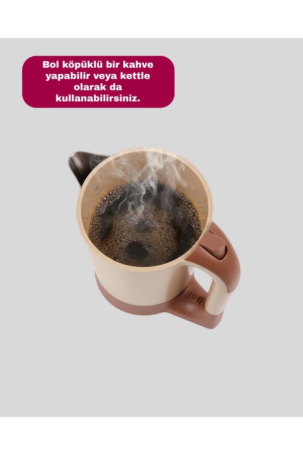 Ethab Giyim Mini Türk Kahvesi Makinesi Kettle Fonksiyonlu - Glst3881-4444