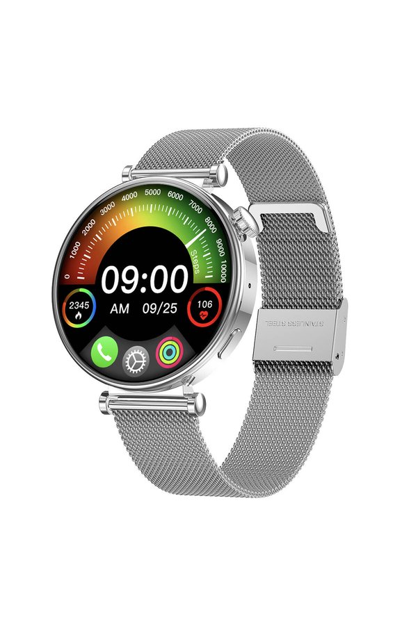 Inteya Hiwatch Shine Amoled Ekran Akıllı Saat Silver