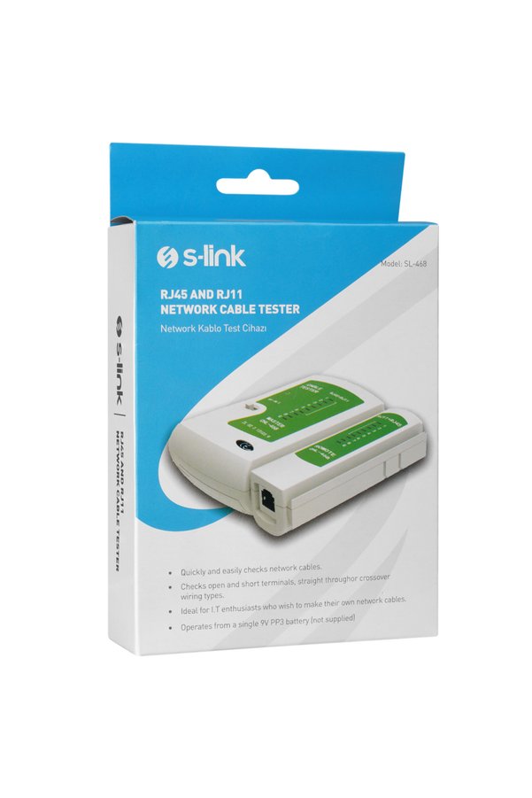 Ezere S-Lınk Sl-468 Rj45 Ve Rj11 Tester Kablo Test Cihazı(1923) - Karbul3354-6466
