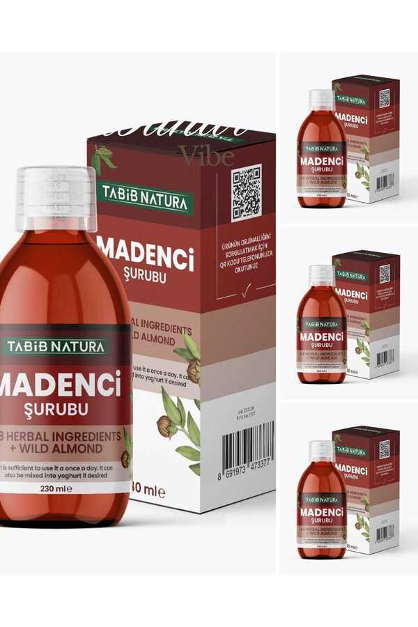 Tabib Lokman Tabib Natura Bozkır Tahin Merkezi Madenci Şurubu 230 Ml X 4 Adet(Şekersiz&Bitki Özlü)