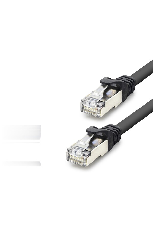 Evimdeyokyok Cat7 Ethernet Patch Kablosu 10 Gbps 600 Mhz 10 M - Siyah Hdx5094