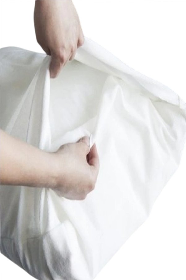 Divanev 2 Adet Flaplı Beyaz Iç Yastık Kılıfı 60X80 Cm