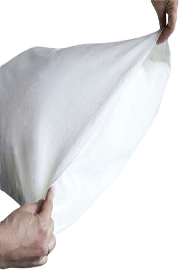 Divanev 2 Adet Flaplı Beyaz Iç Yastık Kılıfı 60X80 Cm