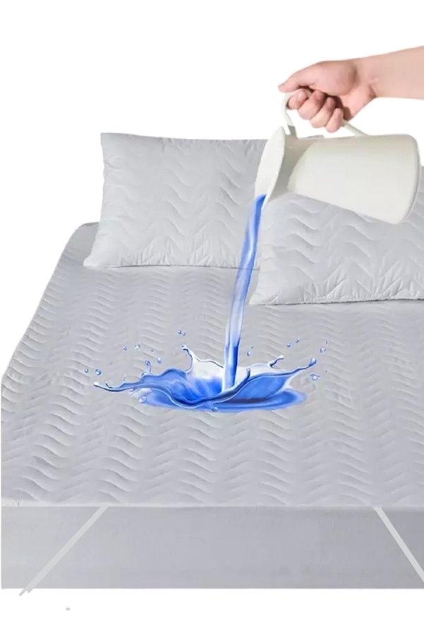 Bebesi Kapitoneli Yatak Koruyucu Alez 150X200 Cm Çift Kişilik Köşe Lastikli