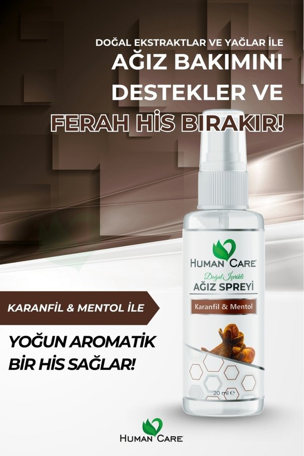 Aleyna Baharat Ağız Spreyi - Karanfil & Mentol - Alkolsüz Ağız Spreyi Ferahlatıcı