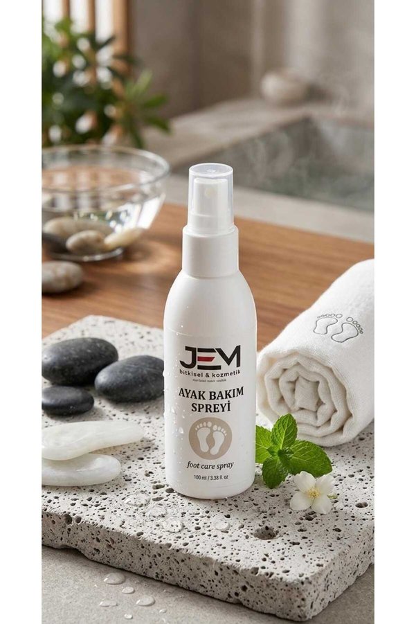 Jem Kozmetik Bitkisel Ayak Bakım Spreyi Foot Care Spray 100 Ml