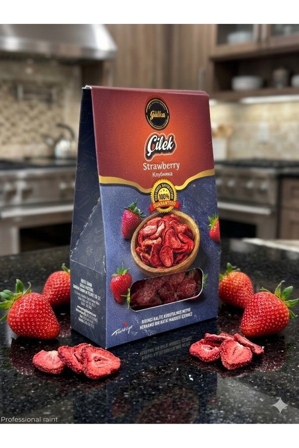 Gülka 1.Kalite Çilek Kurusu 100 Gr