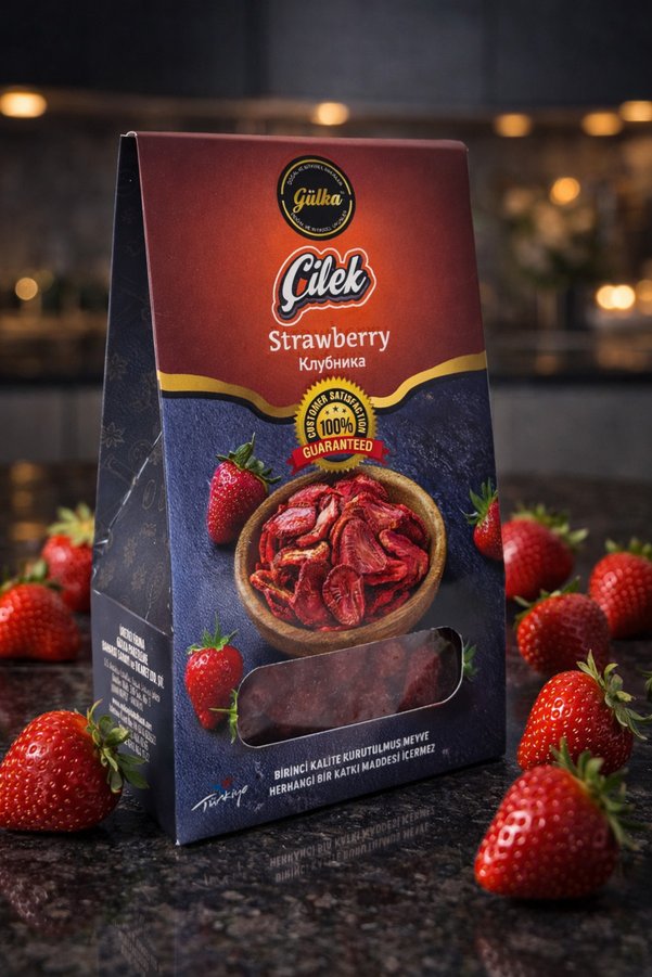 Gülka 1.Kalite Çilek Kurusu 100 Gr