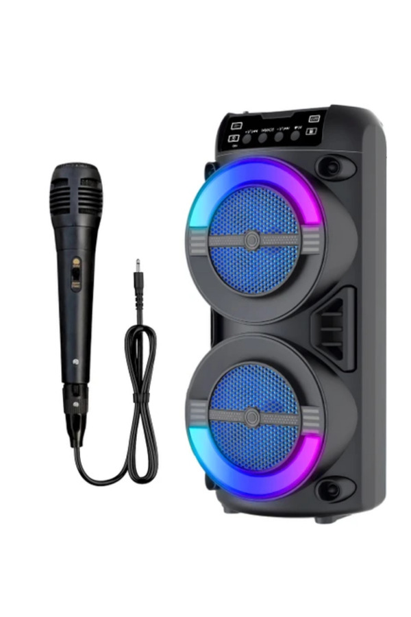 Marsilyan Led Işıklı Kablosuz Bluetooth Hoparlör Usb Tf Kart Destekli - Lisinya