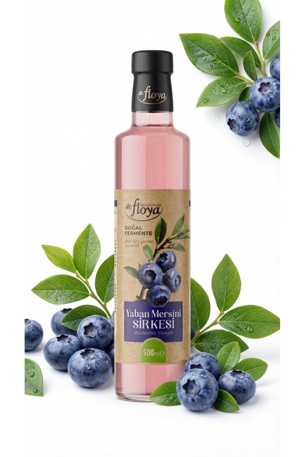 Aleyna Baharat Yaban Mersini Sirkesi 500 Ml Blueberry Vınegar