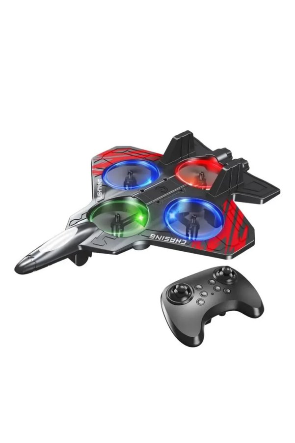 Ethab Giyim Uzaktan Kumandalı Led Işıklı Drone Uçak 360 Derece Dönüş Özellikli Oyuncak - Glst3370-708
