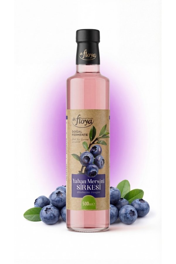 Aleyna Baharat Yaban Mersini Sirkesi 500 Ml Blueberry Vinegar