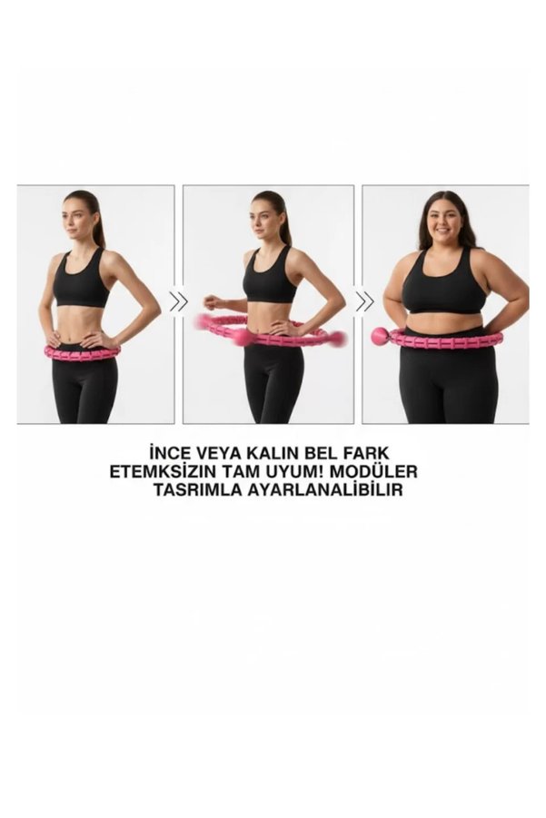 Ethab Giyim Masajlı Akıllı Hula Hoop Ayarlanabilir Fitness Çemberi - Glst5434-9382
