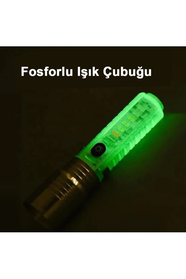 Ethab Ticaret 8 Mod Şarjlı Fosforlu Mıknatıslı Led