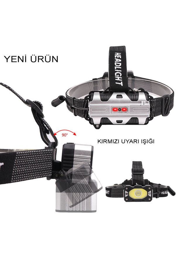 Ethab Ticaret 4 Modlu Sensörlü Şarjlı Güçlü Kafa Lambası Wt-248