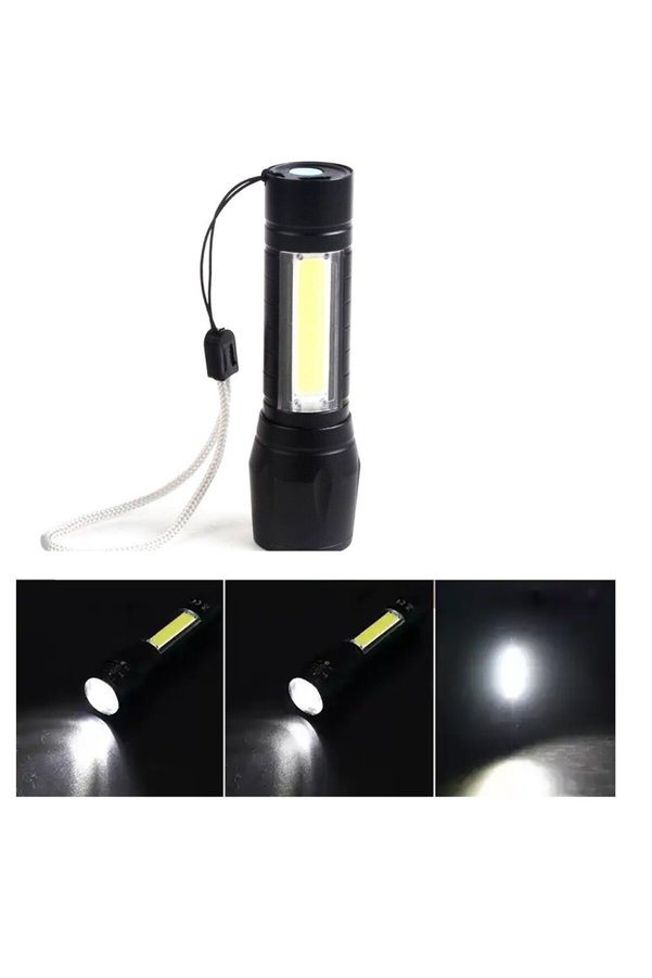 Ethab Ticaret Mini Çok Güçlü Şarjli Xpe-Cob Led Wt-030