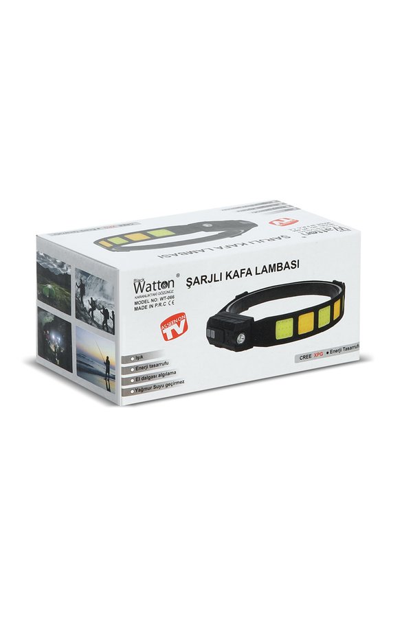 Ethab Ticaret Sensörlü Cob Xpg Led Kafa Lambası Wt-066