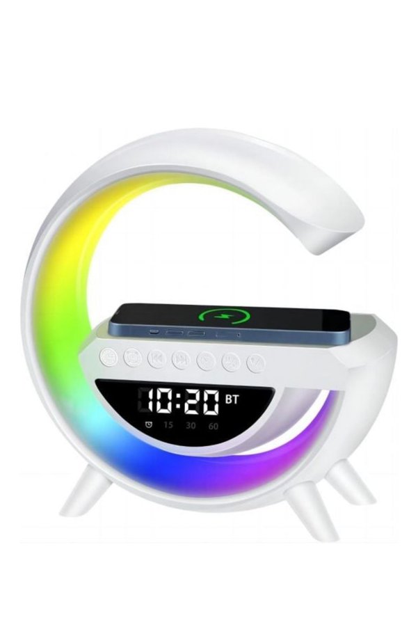 Epilons Çok Fonksiyonlu Lı Saat Hoparlör Rgb Işık Ve Alarm Özellikli