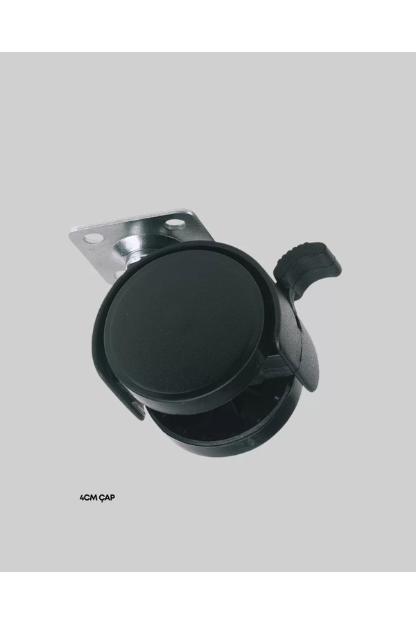 Ethab Giyim Dolap Ve Raflar İçin 4 Cm Kilitli Tekerlek Tekli - Glst4405-9418