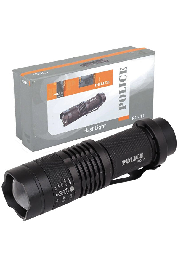 Evimdeyokyok Pc-11 Power Led+Zoom Kalem Pilli El Feneri