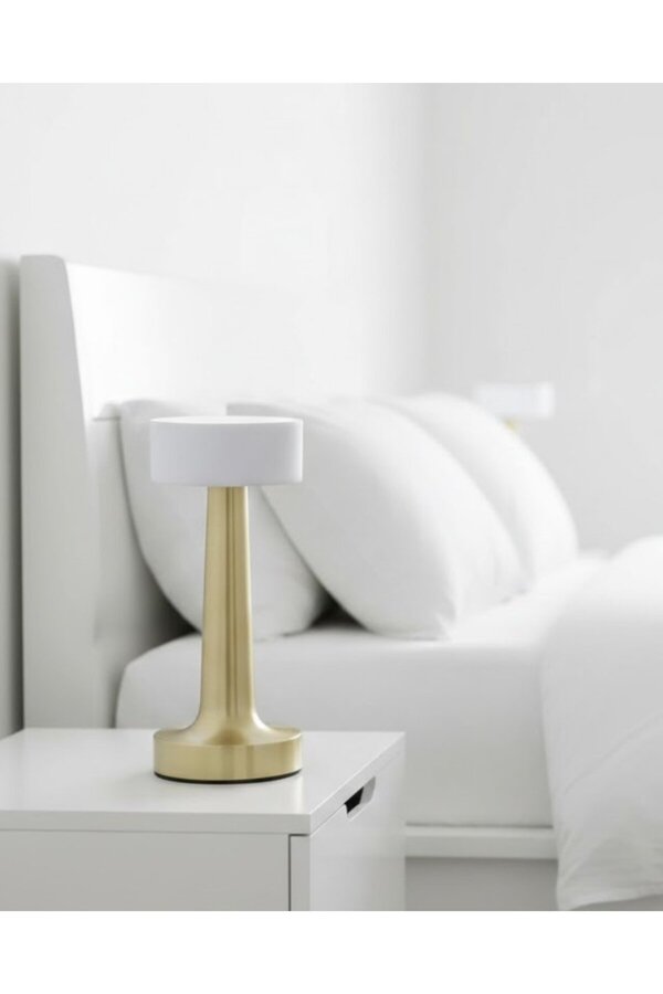Ethab Giyim 3 Renk Ayarlı Led Masa Lambası Dimmerli Modern Tasarım - Glst3205-7656