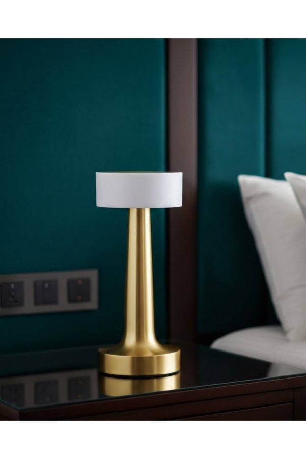 Geneloem Şarjlı Dokunmatik Led Masa Lambası 3 Renk Dimmer Özellikli - Korbx2737-5972