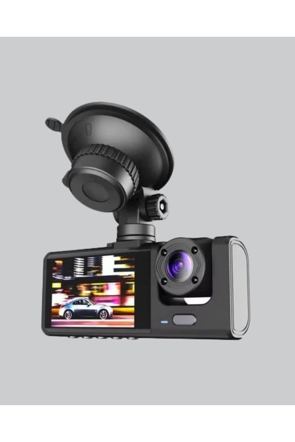 Ezere Full Hd Üç Kameralı Araç Kamerası 170° Geniş Açılı Ve Park Destekli - Karbul9144-8438