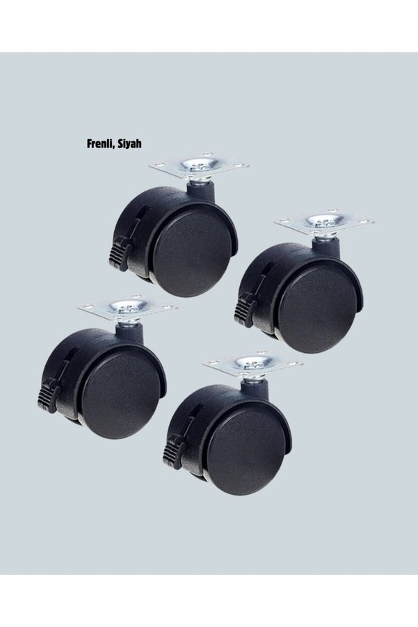Ethab Giyim Kilitli Mini Tekerlek Ayak 4 Cm 4’Lü Set - Glst6740-8991
