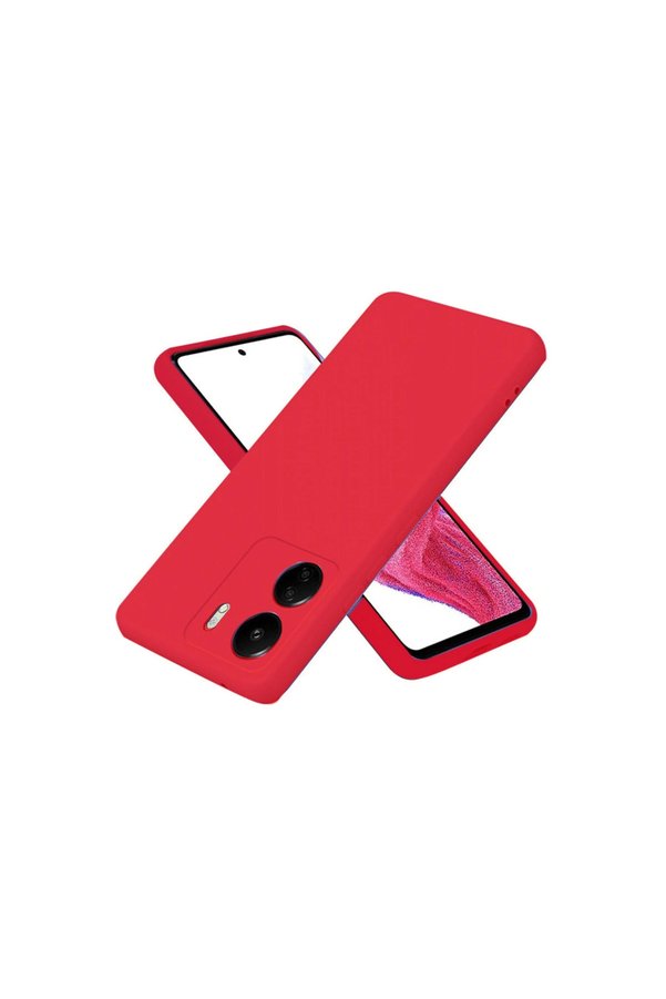 Evimdeyokyok Xiaomi Redmi 13C Kılıf First Silikon - Kırmızı