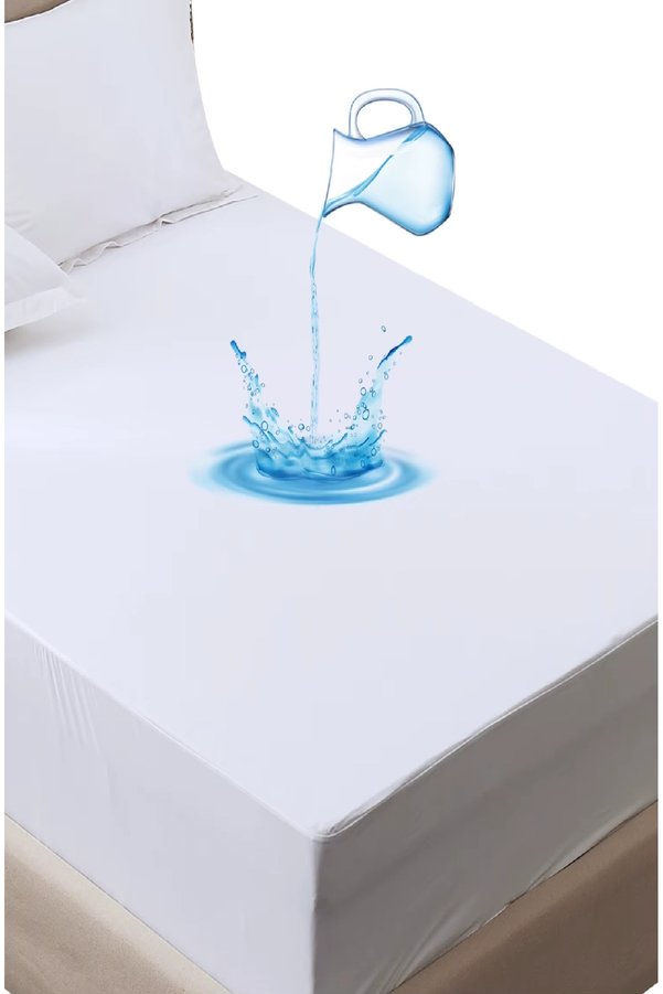 Mycey Fitted Çift Kişilik Alez 160X200+30 Cm Micro Kumaş Sıvı Geçirmez Yatak Koruyucu Alez