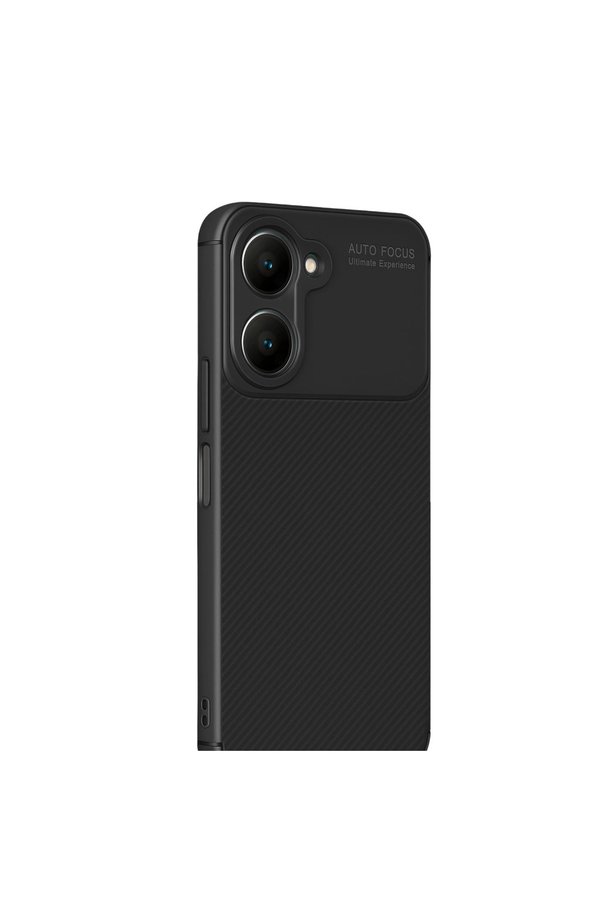 Evi̇mdeyokyok Vi̇vo Y18 Kılıf Auto Focus Karbon Kapak - Si̇yah