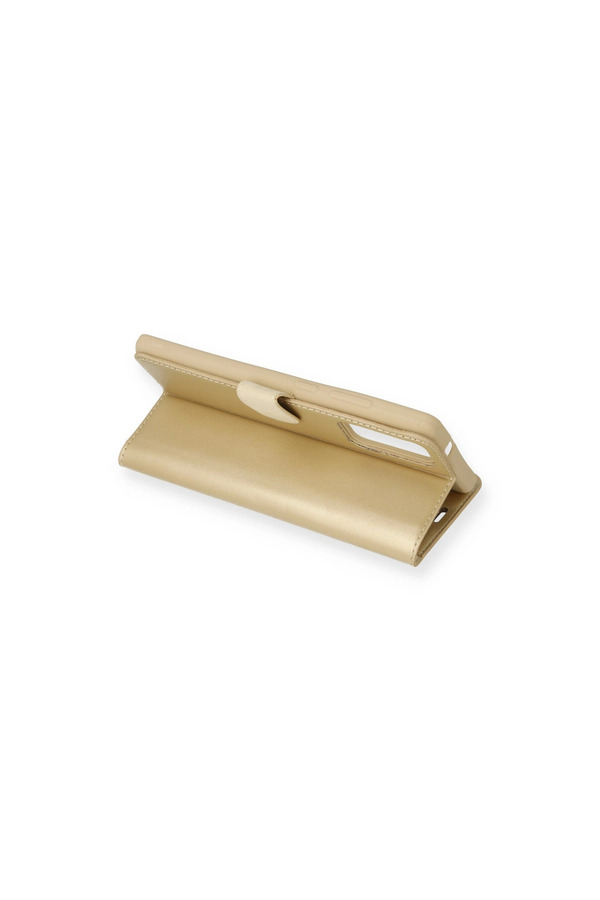 Evimdeyokyok Samsung Galaxy S20 Ultra Trend S Plus Kapaklı Kılıf - Gold