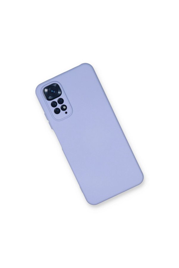 Evimdeyokyok Xiaomi Redmi Note 11 Kılıf Nano İçi Kadife Silikon - Lila