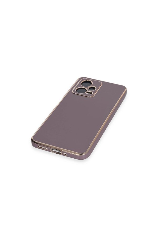 Evimdeyokyok Xiaomi Poco X5 5G Kılıf Volet Silikon - Mor