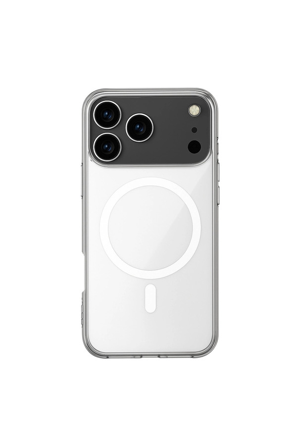 Evimdeyokyok Apple İphone 17 Pro Kılıf Magneticsafe Şeffaf Silikon - Şeffaf