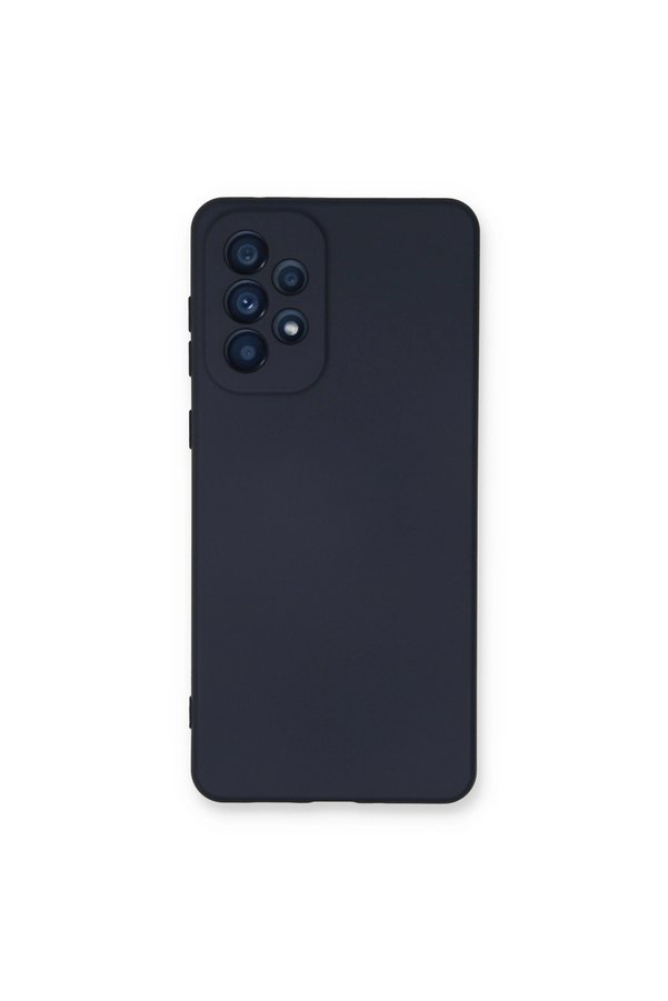 Evimdeyokyok Samsung Galaxy A53 5G Kılıf Nano İçi Kadife Silikon - Lacivert