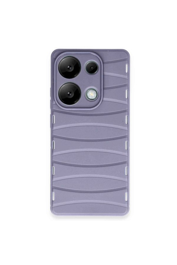 Evimdeyokyok Xiaomi Redmi Note 13 Pro 4G Kılıf Bibercas Silikon Kapak - Lila