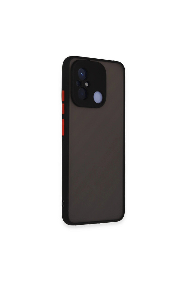 Evimdeyokyok Xiaomi Redmi 12C Kılıf Montreal Silikon Kapak - Siyah