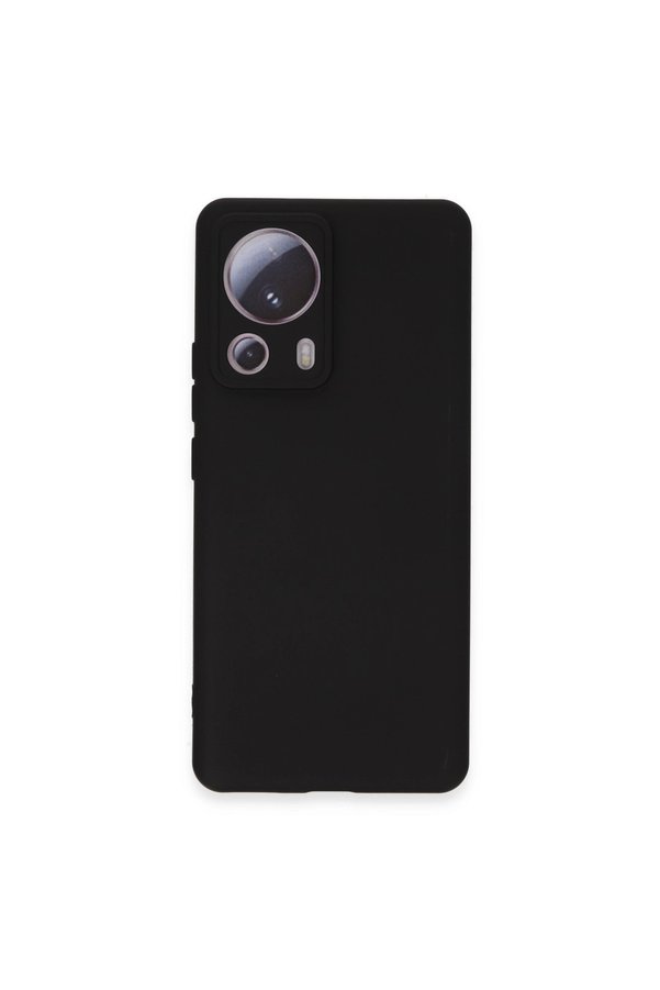 Evimdeyokyok Xiaomi Mi 13 Lite Kılıf Nano İçi Kadife Silikon - Siyah