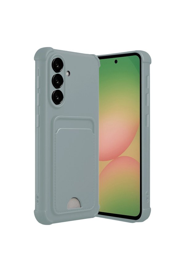 Evimdeyokyok Samsung Galaxy A36 Kılıf Kelvin Kartvizitli Silikon - Açık Yeşil